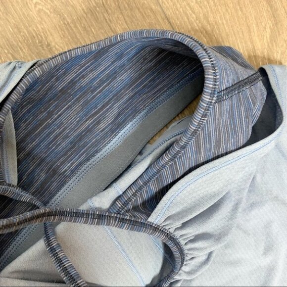 Lululemon No Limits Tank Top Lullaby Wee Are From Space Cadet Blue Size 4 - Picture 9 of 14